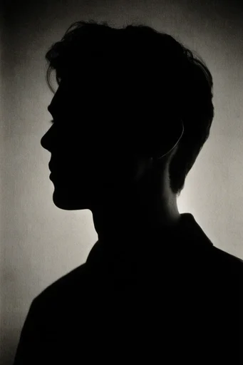Cinematic Shadow Noir style reference image — analog aesthetic