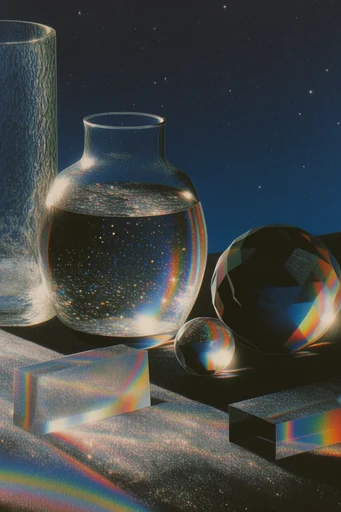 Luminescent Cosmic Surrealism style reference image — cosmic surrealism