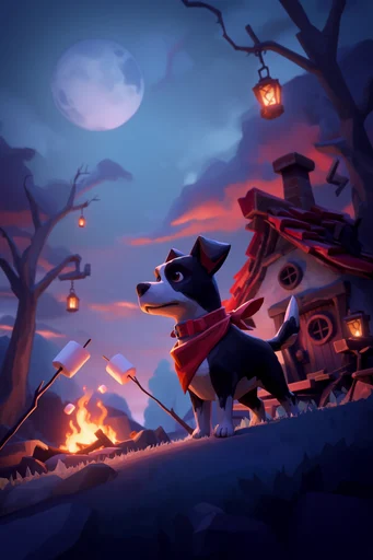 Luminous Crimson Arcana style reference image — dramatic chiaroscuro