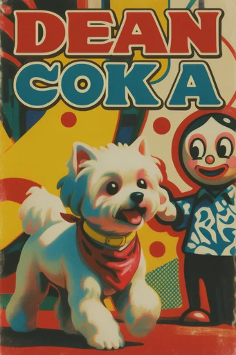 Nostalgic Pop Collage style reference image — torn paper edges