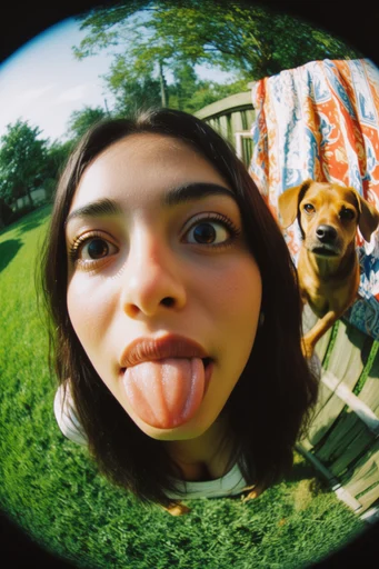 Dynamic Fisheye Nostalgia style reference image — circular vignette