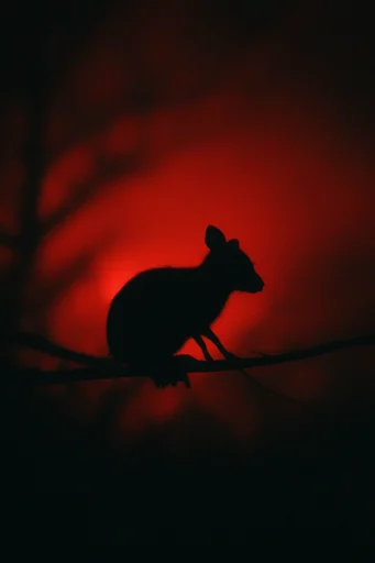 Luminous Noir Silhouette style AI image example 3