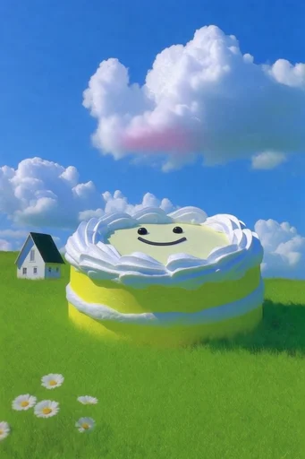 Luminous Liminal Landscapes style reference image — nostalgic dreamcore