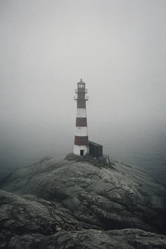 Atmospheric Analog Melancholy style reference image — liminal composition