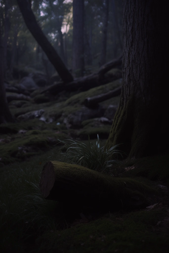 Moody Nocturnal Elegance style AI image example 2