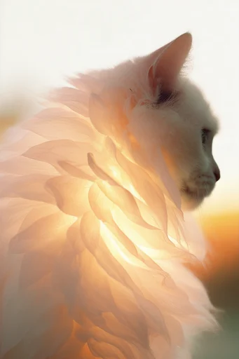 Ethereal Amber Radiance style reference image — dreamy bokeh