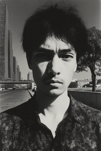Raw Cinematic Noir style reference image — high-contrast black and white