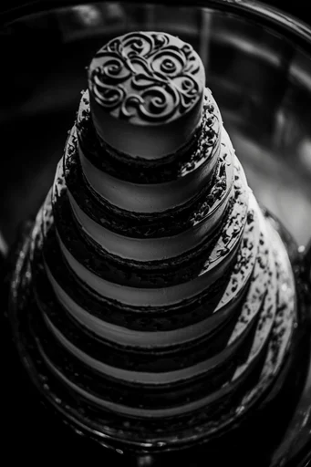 Monochrome Architectural Noir style reference image — minimalist structural depth