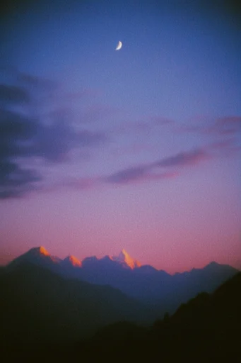 Ethereal Twilight Melancholy style reference image — blue hour photography