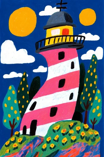 Textured Vibrant Fauvism style reference image — screen-print grain