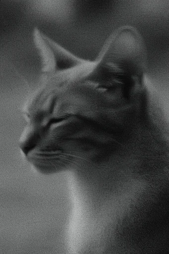 Tactile Cinematic Noir style reference image — tactile noise texture