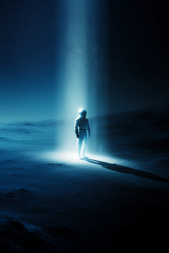 Cinematic Cobalt Chiaroscuro style AI image example 2