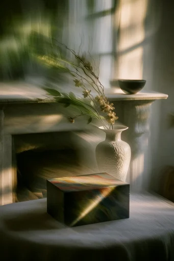 Ethereal Kinetic Impressionism style reference image — painterly motion blur