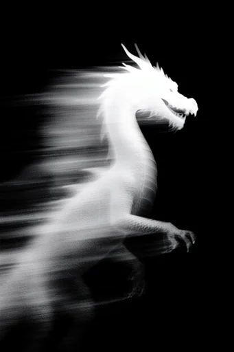 Spectral Motion Noir style reference image — chiaroscuro