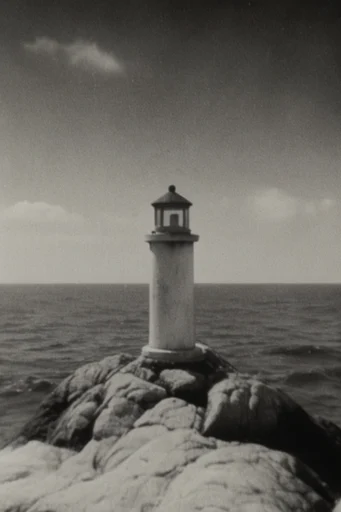 Raw Monochrome Analog style reference image — raw texture
