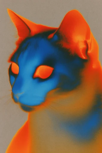 Spectral Thermal Noir style reference image — chiaroscuro contrast