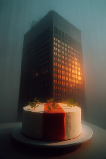Cinematic Urban Solitude style reference image — high contrast