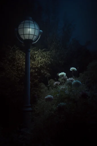 Cinematic Nocturnal Noir style reference image — atmospheric fog