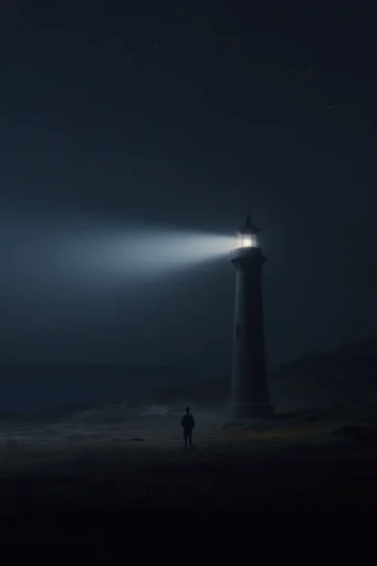 Nocturnal Solitary Minimalism style reference image — cinematic melancholy