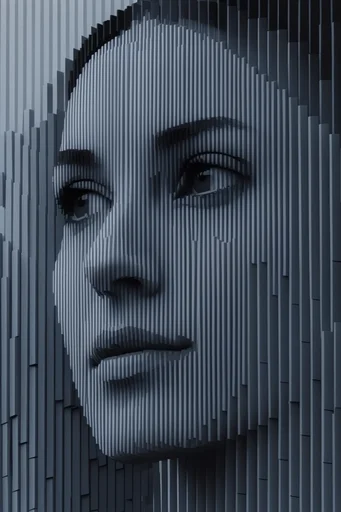 Monolithic Parametric Brutalism moodboard — generate AI images in this style