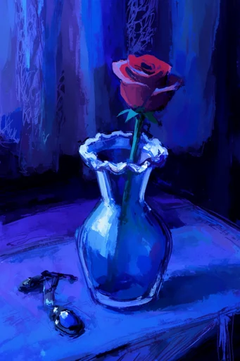 Vibrant Expressionist Portraiture style reference image — bold impasto brushstrokes