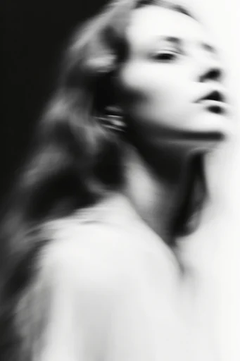 Spectral Kinetic Noir style reference image — shutter drag