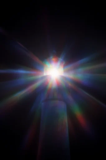 Ethereal Prismatic Luminance style reference image — spectral glow
