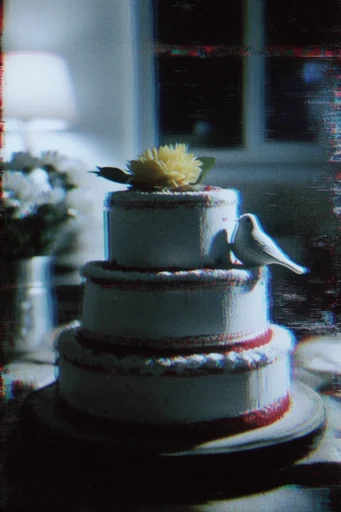 Analog Glitch Noir style reference image — chromatic aberration