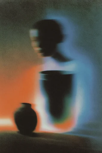Spectral Glitch Aura style reference image — glitch art distortion
