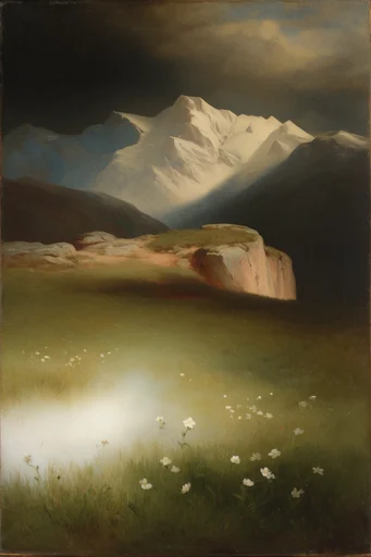 Romantic Academic Realism style reference image — 19th century academic oil painting