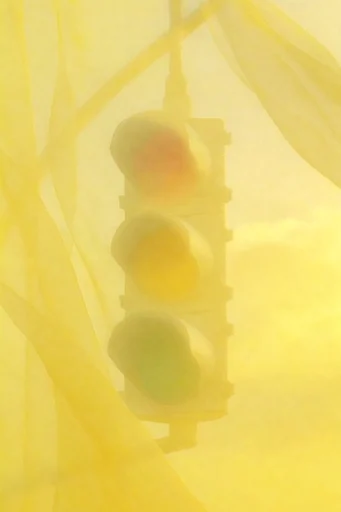 Ethereal Amber Radiance style reference image — soft-focus backlighting