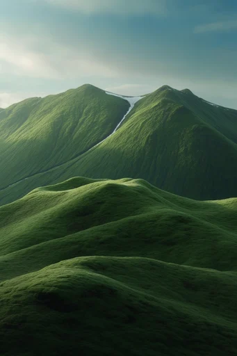Velvet Moss Surrealism style reference image — velvety moss texture