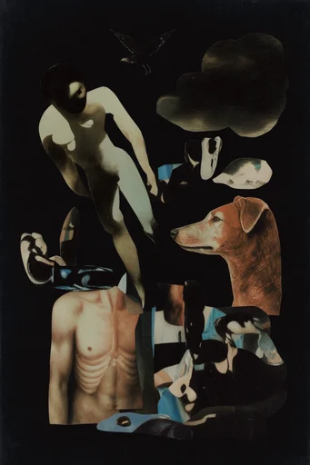 Antiquarian Surrealist Collage style reference image — antiquarian aesthetic