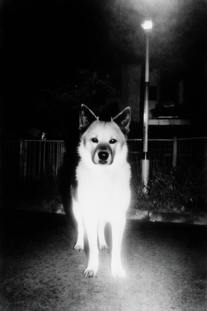Monochrome Occult Surrealism style AI image example 3