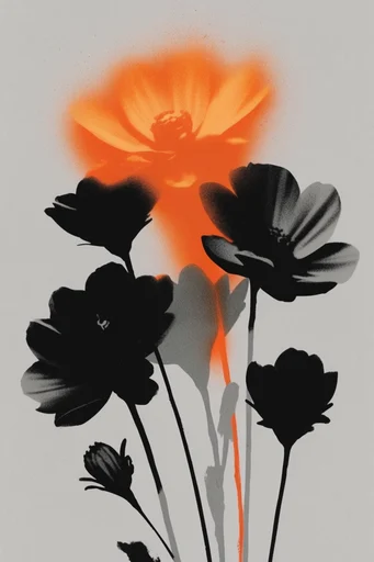 Thermal Noir Graphicism style reference image — kinetic motion blur