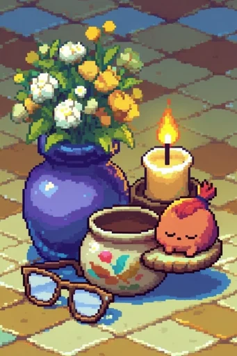 Cozy Isometric Miniatures style reference image — miniature diorama