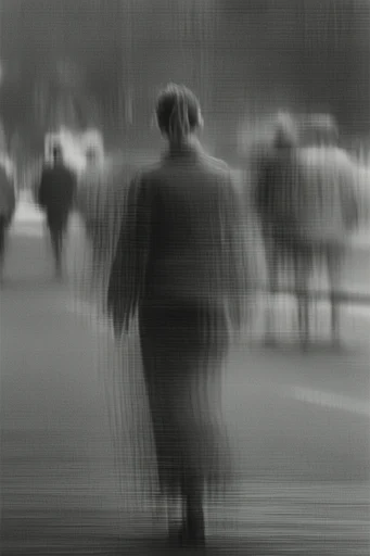 Spectral Monochrome Etherealism style reference image — surrealist photography