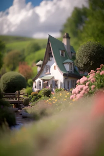 Vibrant Macro Nostalgia style AI image example 4