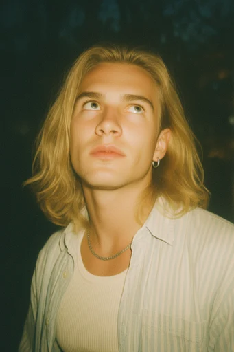 Analog Cinematic Nostalgia style reference image — soft focus haze