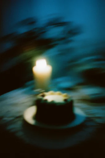 Nocturnal Cinematic Blur style reference image — glowing nocturnal light