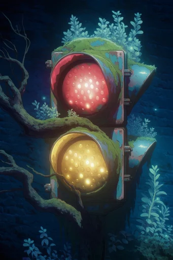 Luminous Nocturnal Storytelling style reference image — nocturnal color palette