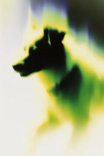 Spectral Kinetic Decay style reference image — dreamlike light leaks