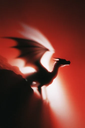 Ethereal Crimson Noir style reference image — ethereal bloom effect