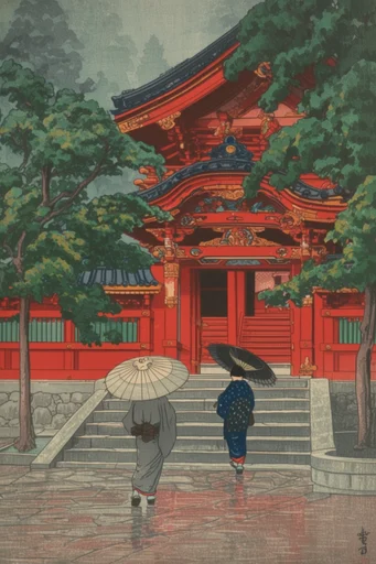 Atmospheric Shin-Hanga Prints style reference image — shin-hanga style