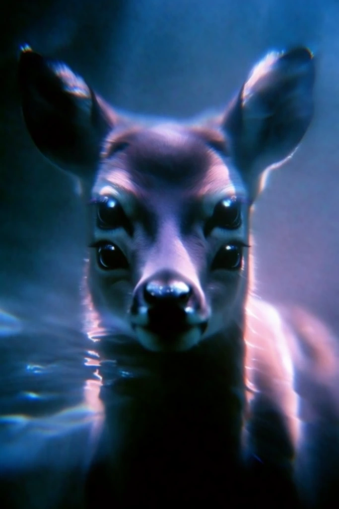 Submerged Analog Glitch style AI image example 3