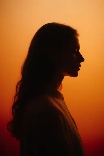 Luminous Amber Silhouette moodboard — generate AI images in this style