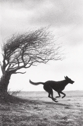 Monochrome Atmospheric Minimalism style reference image — minimalist composition
