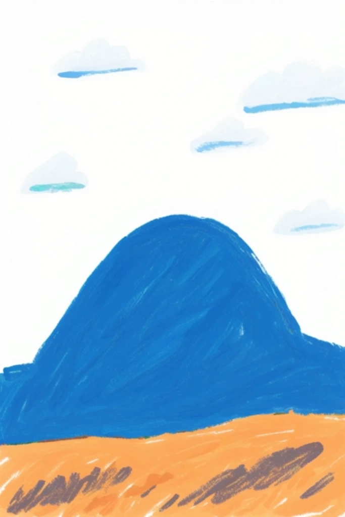 Expressive Naïve Minimalism style AI image example 2
