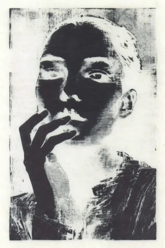 Monochrome Analog Disturbance moodboard — generate AI images in this style