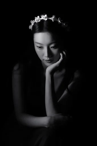 Luminous Chiaroscuro Noir style AI image example 2